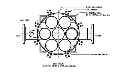 multi round housing with 6 compartments six rounds