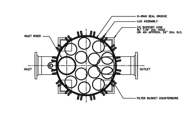 12 round multi housing twelve compartment multi round diagram illustration