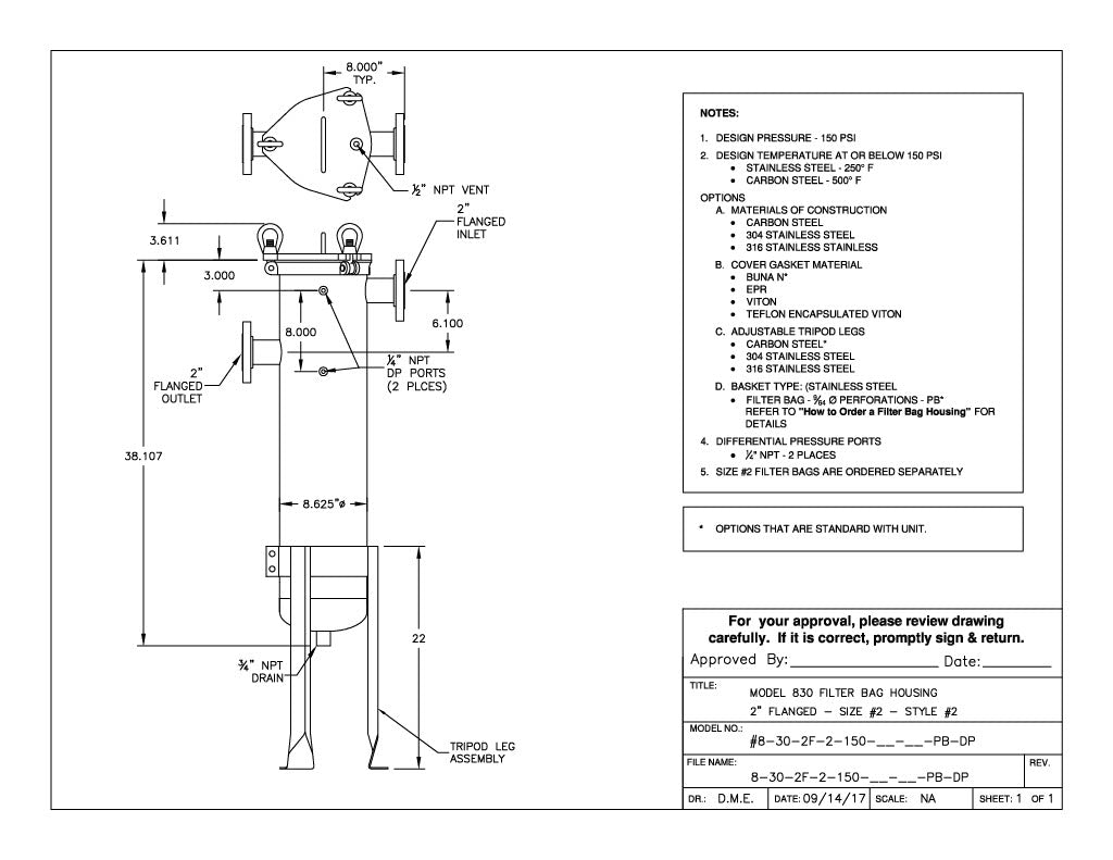 Filter Tech 8-30 Filter Housing