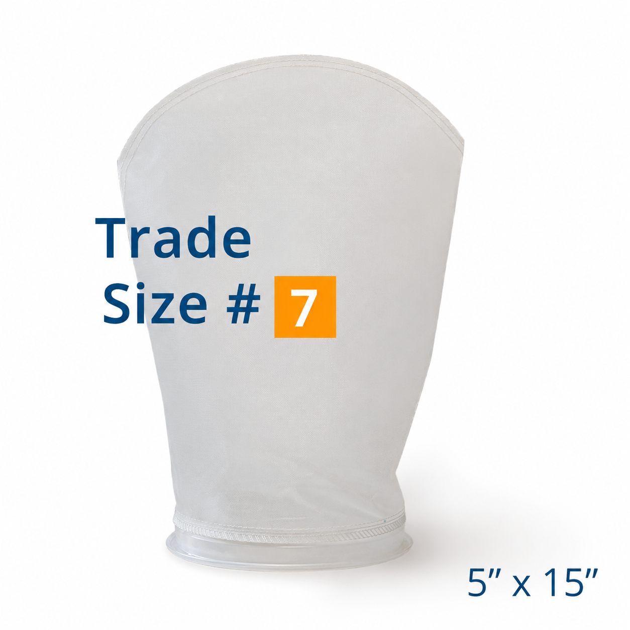 Size 7 Felt Filter Bag – Polyester Multifilament (PEM-P7S)