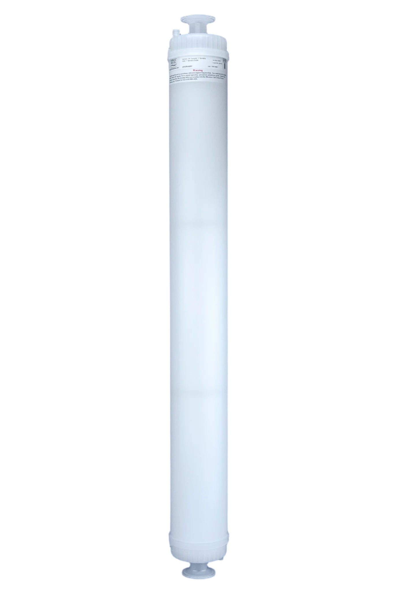 White cylindrical filter