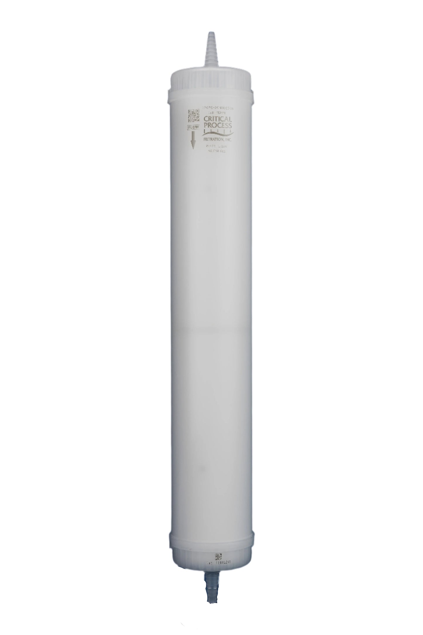 White cylindrical filter