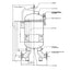 diagram with dimensions of multi round housing for cartridges or bags multi round