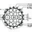 17 round multi house cartridge bag housing seventeen compartments diagram illustration