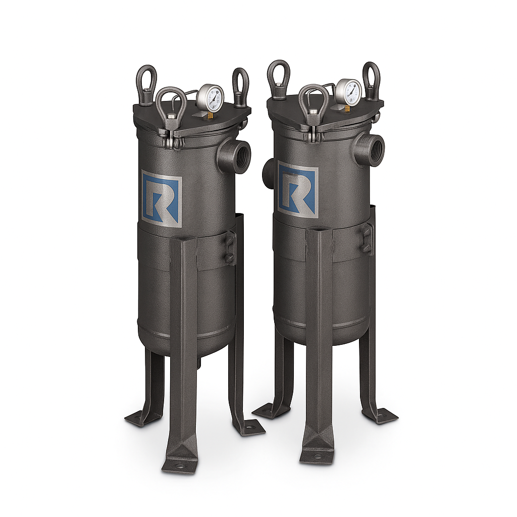 Rosedale Model 8-15 Eyebolt Carbon Steel Bag Filter Housing (NPT)