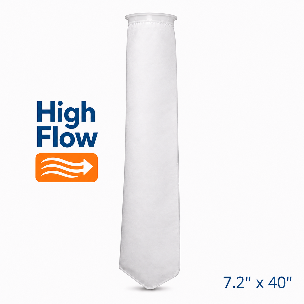 40 Inch High Flow Polypropylene Filter Bags