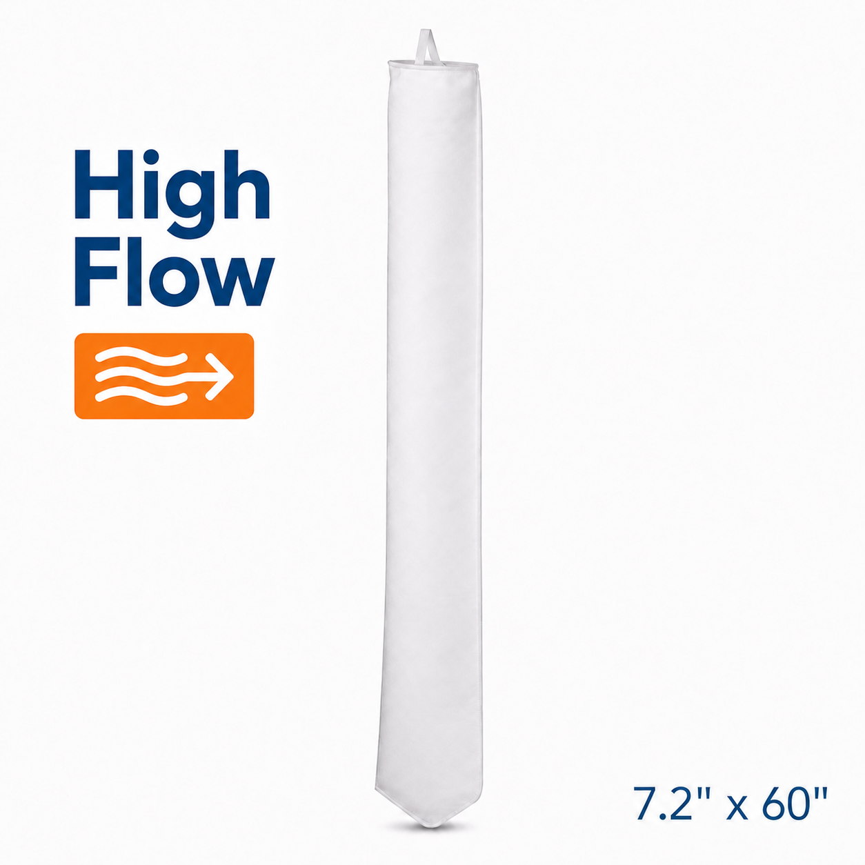 60 Inch High Flow Polypropylene Filter Bags